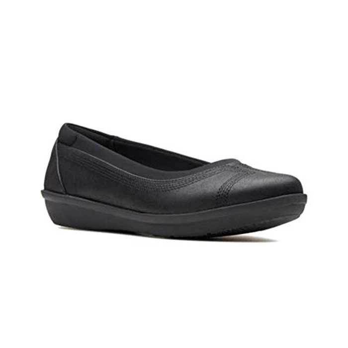 Clarks womens Ayla Low Slip On, Black, 9.5 US by Clarks - Image 2