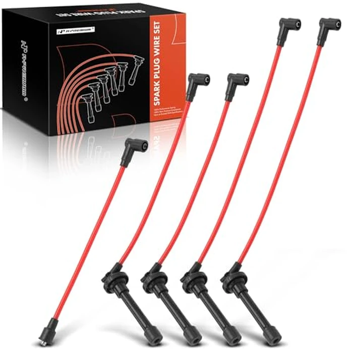 A-Premium Ignition Spark Plug Wires Set of 5 Compatible with Honda Accord 1998 1999 2000 2001 2002 2.3L by A-premium - Image 1