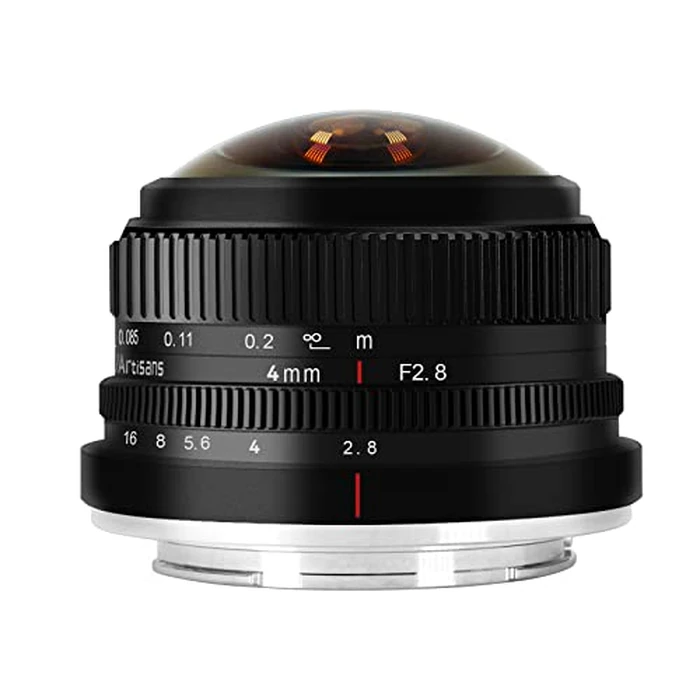 7Artisans 4mm F2.8 Fisheye Ultra Wide Angle Lens Manual Focus Prime Lens Compatible M4/3 Mount Mirrorless Cameras for Panasonic GH3 GH4 GF1 GM1 GM5 for Olympus E-M1 E-M5 E-M10 by 7artisans - Used - Like New condition - US$134.10
