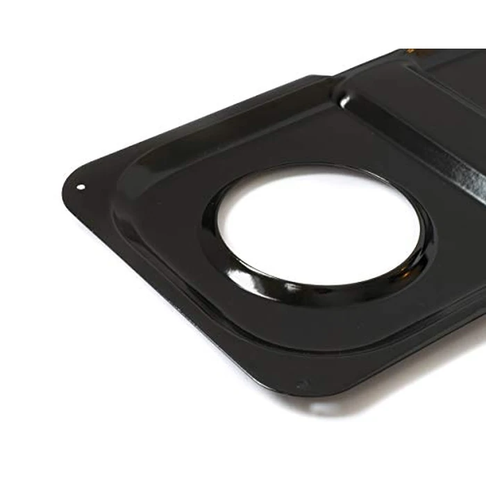 Range Kleen 1-Piece Drip Pan, Style K fits rectangle burner Gas Ranges Amana, GE, Hotpoint, Kenmore, Magic Chef, Maytag, Black Porcelain by Range Kleen - Image 6