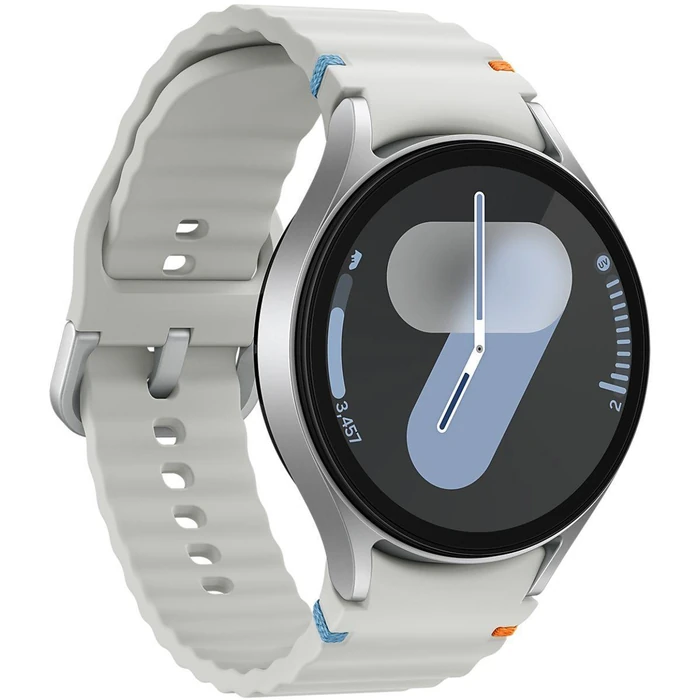 Galaxy Watch7 (Bluetooth) - 32GB - 44mm - Silver Aluminum Case with Silver Silicone Sport Band by Samsung - Image 3