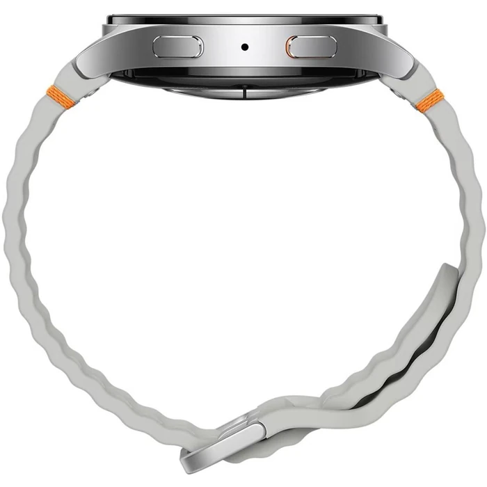 Galaxy Watch7 (Bluetooth) - 32GB - 44mm - Silver Aluminum Case with Silver Silicone Sport Band by Samsung - Image 5