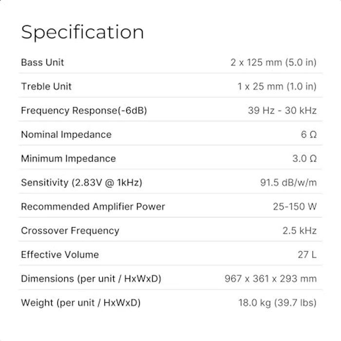 Q Acoustics 5040 Floorstanding Speaker Santos Rosewood (Single Speaker) - 2 x 5 Mid/Bass Drivers, 1" Tweeter - Stereo System for Home Entertainment Center, Surround Sound TV/Record Player by Q Acoustics - Image 7