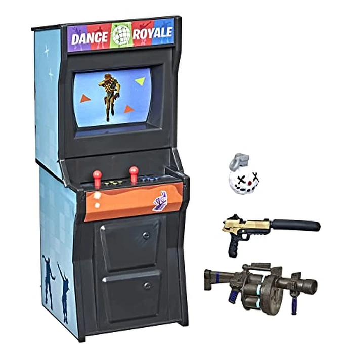 Hasbro Fortnite Victory Royale Series Arcade Collection Blue Arcade Machine Collectible Toy with Accessories - Ages 8 and Up, 6-inch by Hasbro - Used - Like New condition