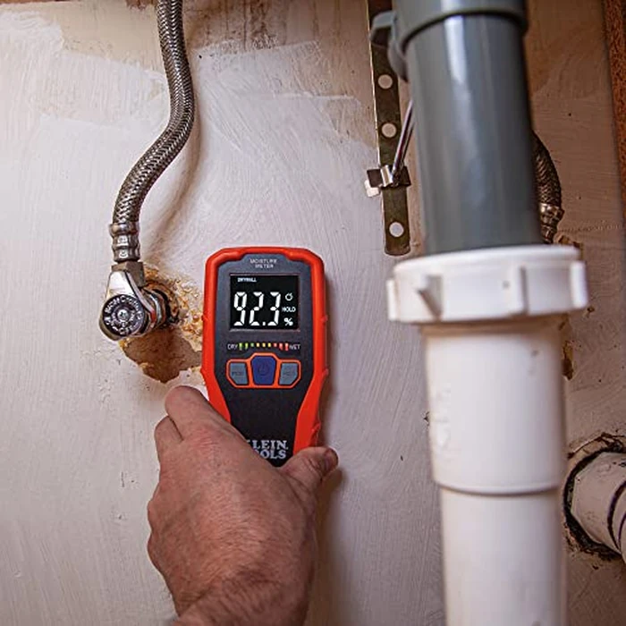 Klein Tools ET140 Pinless Moisture Meter for Non-Destructive Moisture Detection in Drywall, Wood, and Masonry; Detects up to 3/4-Inch Below Surface by KLEIN TOOLS - Image 6
