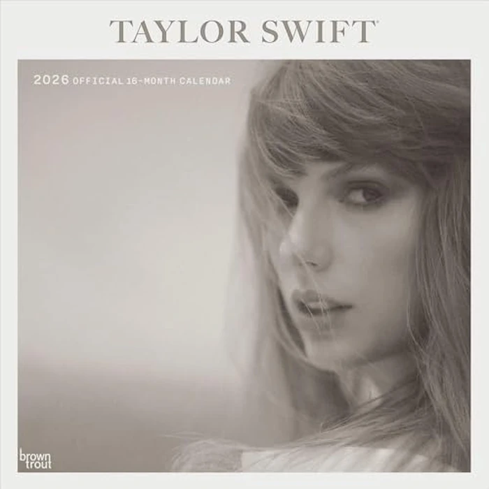 Taylor Swift OFFICIAL | 2026 12 x 24 Inch (Hanging) Monthly Square Wall Calendar | BrownTrout | Music Pop Singer Songwriter Celebrity by BrownTrout - Image 1