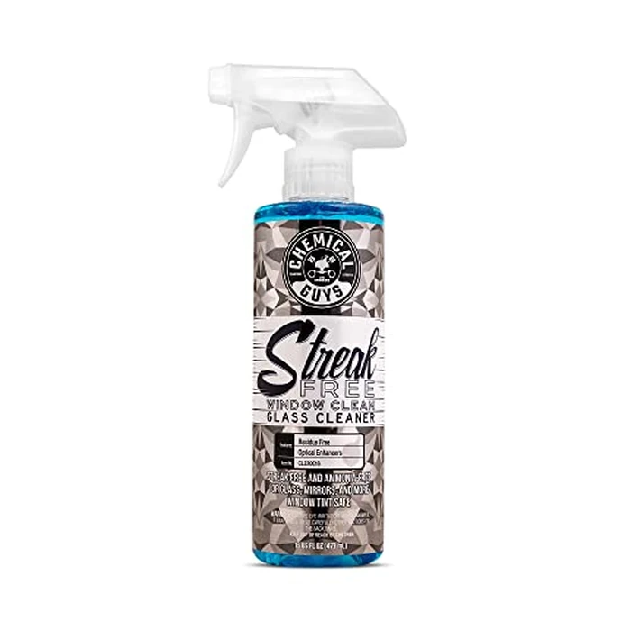 Chemical Guys Streak Free Glass and Window Cleaner - Works on Glass, Windows, Mirrors, and Screens, Ammonia-Free and Safe on Tinted Windows, for Cars, Trucks, SUVs, and Home Use - 16 oz by Chemical Guys - Used - Very Good condition - US$8.88