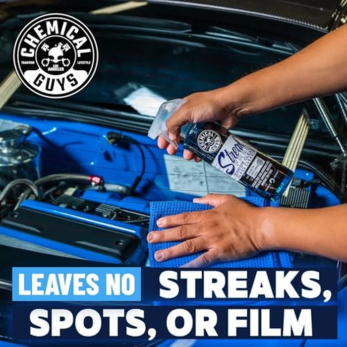Chemical Guys Streak Free Glass and Window Cleaner - Works on Glass, Windows, Mirrors, and Screens, Ammonia-Free and Safe on Tinted Windows, for Cars, Trucks, SUVs, and Home Use - 16 oz by Chemical Guys - Image 4