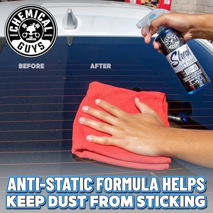Chemical Guys Streak Free Glass and Window Cleaner - Works on Glass, Windows, Mirrors, and Screens, Ammonia-Free and Safe on Tinted Windows, for Cars, Trucks, SUVs, and Home Use - 16 oz by Chemical Guys - Image 5