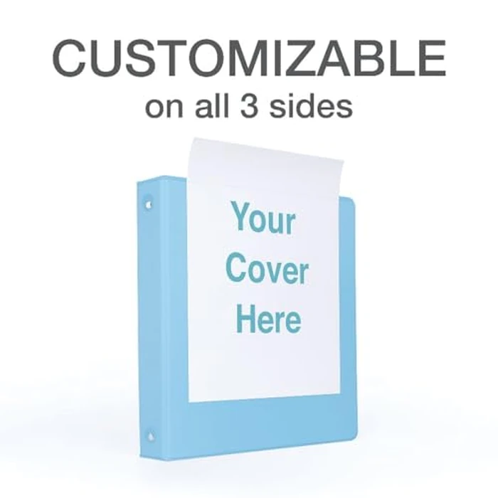 Cardinal Binders, 3-Ring, 1.5 Inch, Assorted Pastel Colors 4-Pack, Holds 350 Sheets, Customizable ClearVue Covers, Non-Stick Material, for School, Office or Home Organization by Cardinal - Image 2