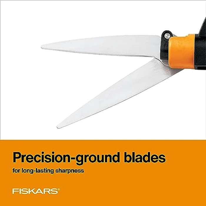 Fiskars Shear Ease Grass Shears - 5" Stainless Steel Blades - 360-Degree Swivel Blade Plant Cutting Scissors - Garden Shears and Grass Cutter, Black by Fiskars - Image 4