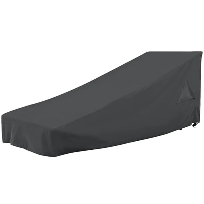 ABCCANOPY Chaise Lounge Chair Cover Waterproof UV Resistant Outdoor Bench Swimming Pool Loungers Sofa Cover Lawn Patio Furniture Covers Heavy Duty 60x30x30x13 Inches Grey by ABCCANOPY - Used - Like New condition - US$16.83