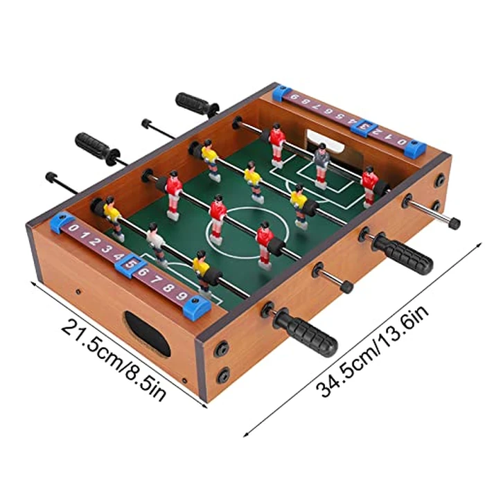Mini Wood Foosball Table, Soccer Table Football Soccerball Sports Gift Indoor Game for Party Kids Play Toys by Vvikizy - Image 6