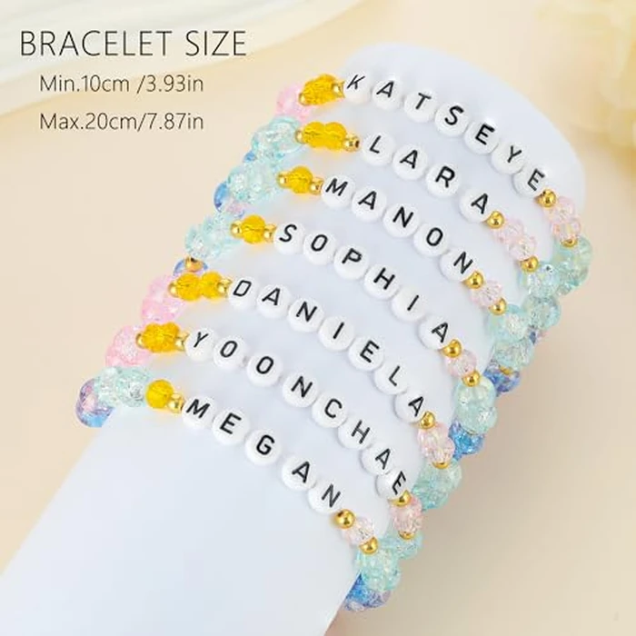 7PCS Friendship Bracelets Inspirational Gift for Women-Natural Crystal Healing Bracelet,Inspired by KATSE Concert Merch,Singer Music Inspired Bracelets Set Colorful Jewelry Gifts for Fans,Style Beaded Accessories for Women & Men,Costume Accessories,Outfit Dress Decor (KATSE Concert Merch) by liforlove - Image 2