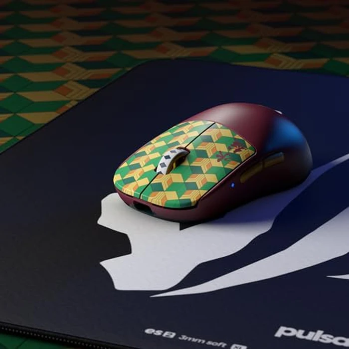 Pulsar Gaming Gears X2H (High Hump) Demon Slayer Edition Wireless Gaming Mouse, Ultra Lightweight 55g, PAW3395 26K DPI Sensor, Optical Switch, Symmetrical Shape, Lag-Free 2.4 Ghz, Giyu Design by Pulsar Gaming Gears - Image 3
