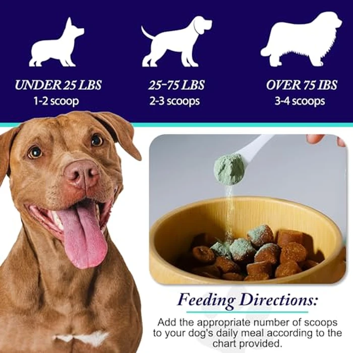 Dog Dental Powder - Dog Teeth Cleaning Powder - Tartar & Plaque Reducer - Bad Breath Solution - Easy Teeth Cleaning for Small, Medium, Large Dogs & Cats by KZUO - Image 6