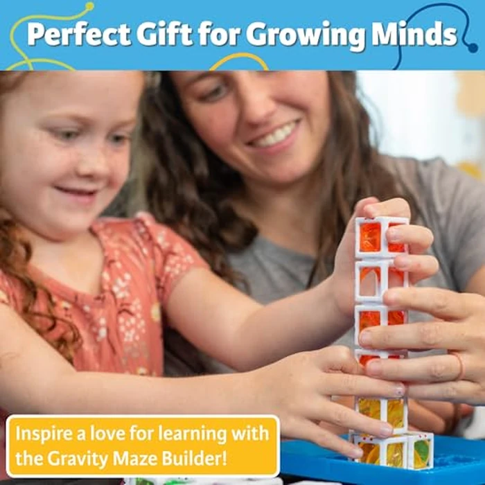 ThinkFun Gravity Maze Builder for Kids 5 & Up - Logic Marble RunBrain Game - Hands-On Maze Design - Durable Child-Safe Materials - Develop Spatial Reasoning & Critical Thinking - MESH Accredited by ThinkFun - Image 5