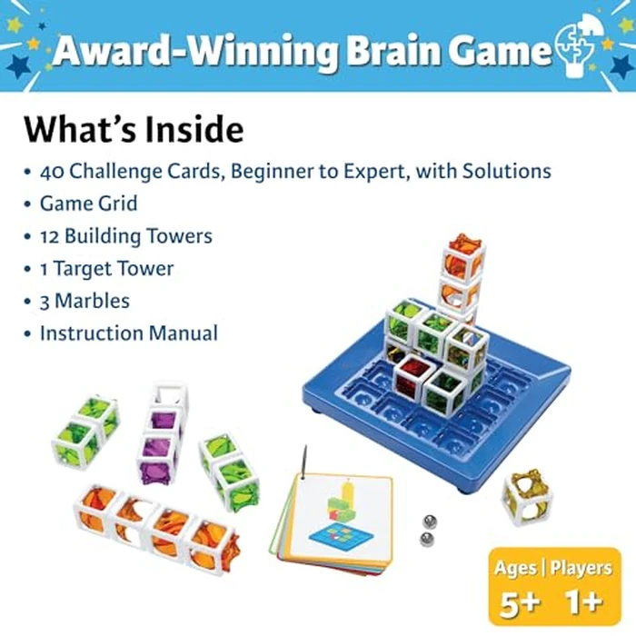 ThinkFun Gravity Maze Builder for Kids 5 & Up - Logic Marble RunBrain Game - Hands-On Maze Design - Durable Child-Safe Materials - Develop Spatial Reasoning & Critical Thinking - MESH Accredited by ThinkFun - Image 6