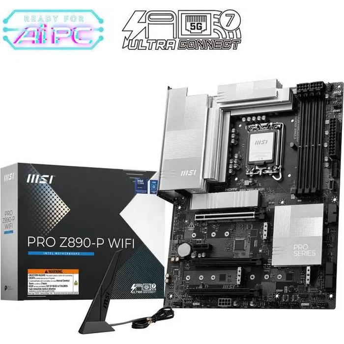 MSI PRO Z890-P WIFI LGA 1851 ATX Motherboard by MSI - Image 2