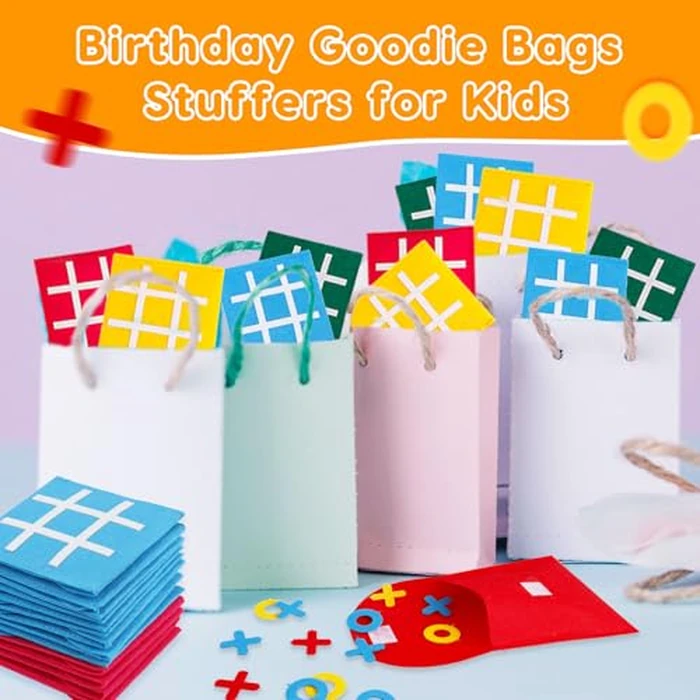 AugToy 24PCS Tic Tac Toe Strategic Board Game for Kids Birthday Party Favors Bulk for Kids 4-8 8-12 Goodie Treat Bag Stuffers Classroom Treasure Chest Box Toys Carnival Prizes Travel Games by AugToy - Image 4