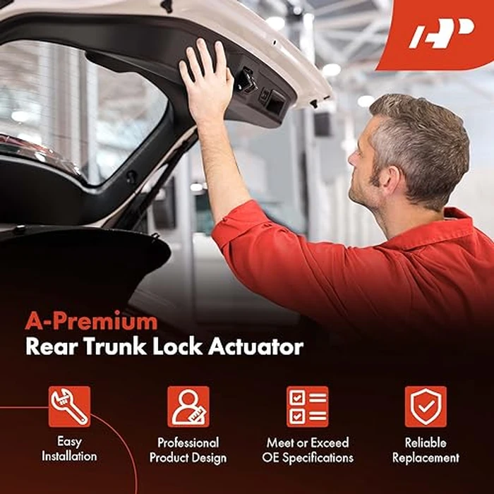 A-Premium Trunk Latch Compatible with Ford Edge 2015-2023, Explorer/Police Interceptor Utility 2020-2022, Escape 2020-2023, Mustang Mach-E 2021-2023 & Lincoln MKX 2016-2018, Nautilus 2019-2023 by A-Premium - Image 6