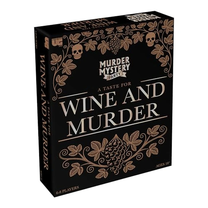 University Games Murder Mystery Party-A Taste for Wine & Murder, Multicolor (33202) by University Games - Used - Acceptable condition