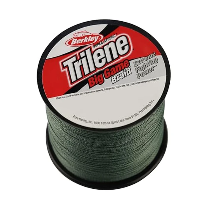 Trilene Big Game Braid-Quarter Spools-Lo-Vis Green-20lb by Berkley - Image 1