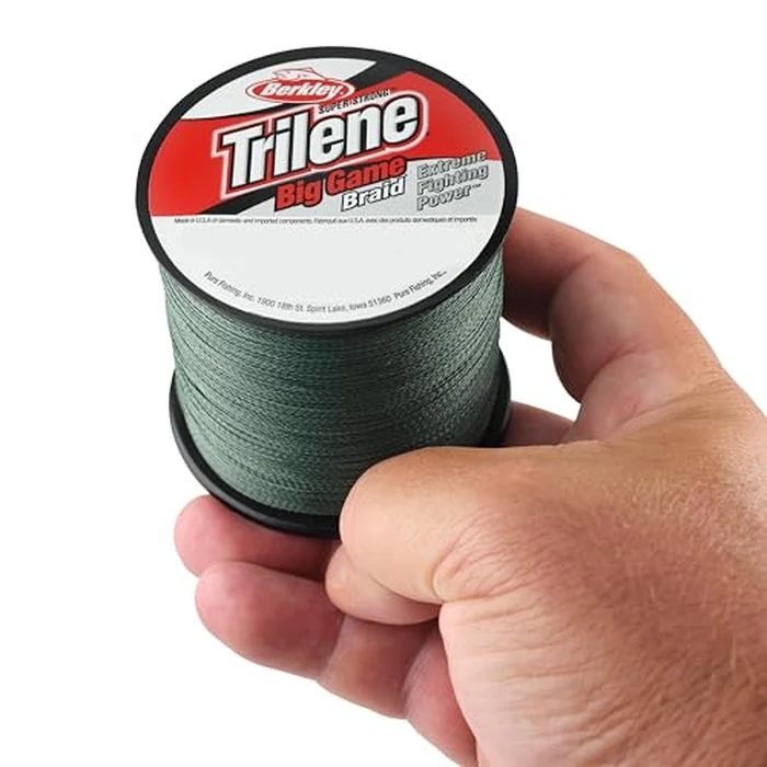 Trilene Big Game Braid-Quarter Spools-Lo-Vis Green-20lb by Berkley - Image 5