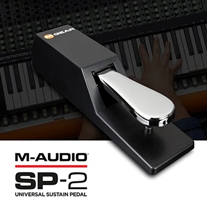 M-AUDIO SP-2 Universal Sustain Pedal with Piano Style Action For MIDI Keyboards, Digital Pianos and More by M-AUDIO - Image 7
