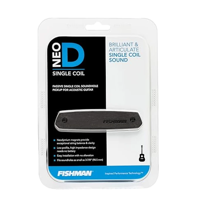 Fishman Neo-D Dark Brown Single Coil Soundhole Acoustic Pickup by Fishman - Image 5