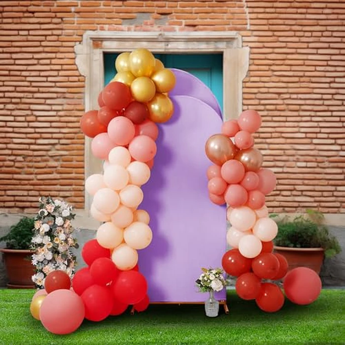 Peomeise 5FT Wedding Arch Cover，Lavender Arch Backdrop Cover Stretchy Spandex Backdrop Stand Covers for Birthday Party Ceremony Banquet Decor(60" L x 31.2" W) by Peomeise - Image 6