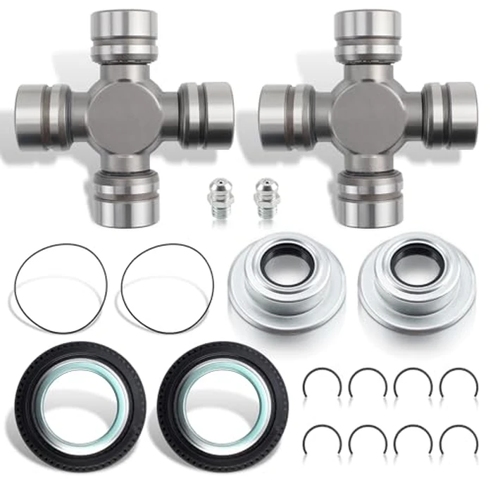 AUTOKAY Front Axle Seal And Greaseable U Joint Kit for Ford F250 F350 Superduty 2005-2014, Replaces 2014835 2017426 54983 25-332X SPL55-3X by AUTOKAY - Used - Good condition