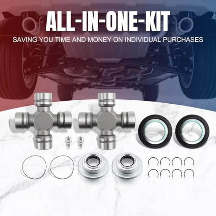 AUTOKAY Front Axle Seal And Greaseable U Joint Kit for Ford F250 F350 Superduty 2005-2014, Replaces 2014835 2017426 54983 25-332X SPL55-3X by AUTOKAY - Image 7