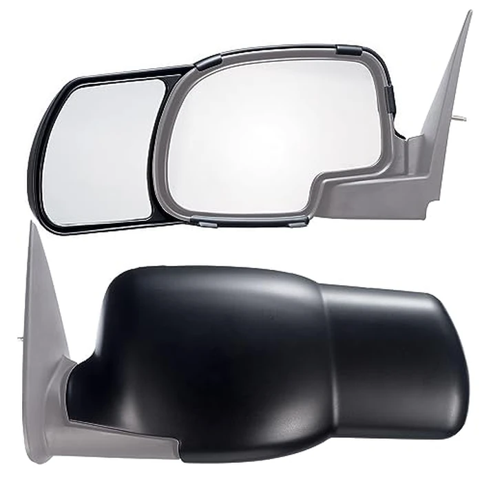 K SOURCE Snap & Zap 80800 Custom Fit Towing Mirror for 1999-2006 Silverado, Sierra, 2000-2006 Surburban, Tahoe, Thaoe XI, Yukon, Yukon XI, 2002-2006 Avalanche, 2003-2006 Yukon, 2007 Silverado, Sierra, Pickups, Patented by Fit System - Used - Like New condition - US$26.11