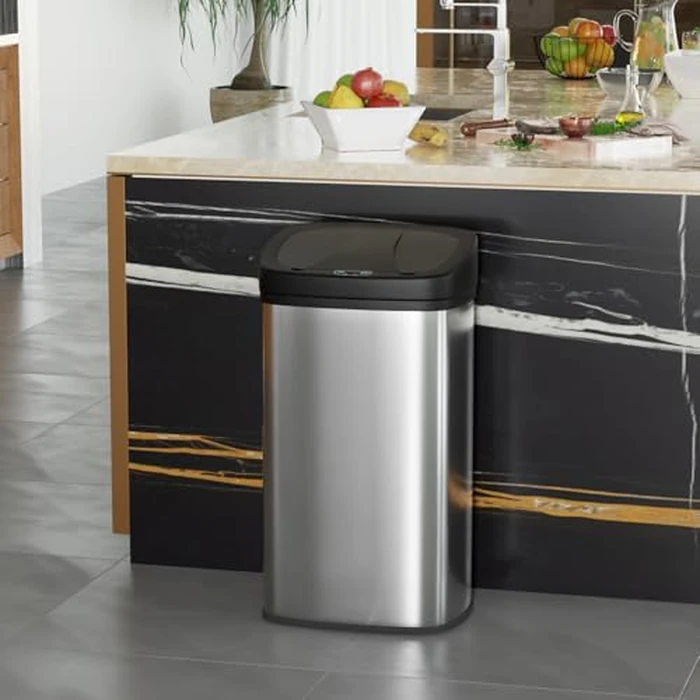 BestOffice 22 Gallons Automatic Sensor Large Kitchen Trash Can with Stainless Steel, Touchless Garbage Bin with Lid for Kitchen, Home, Office Waste Bin 82L by BestOffice - Image 2