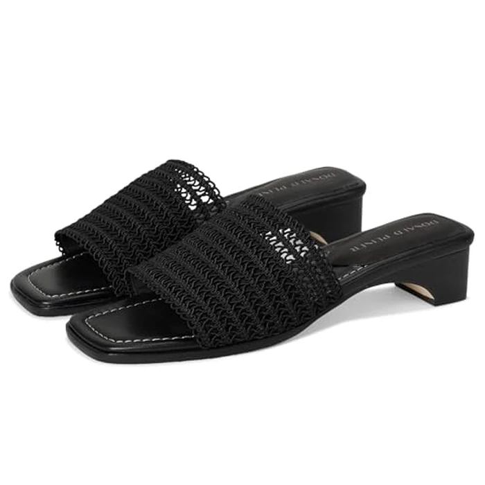 Donald Pliner Women's Clodie Slide Sandal, Black, 5.5 by Donald J Pliner - Used - Very Good condition