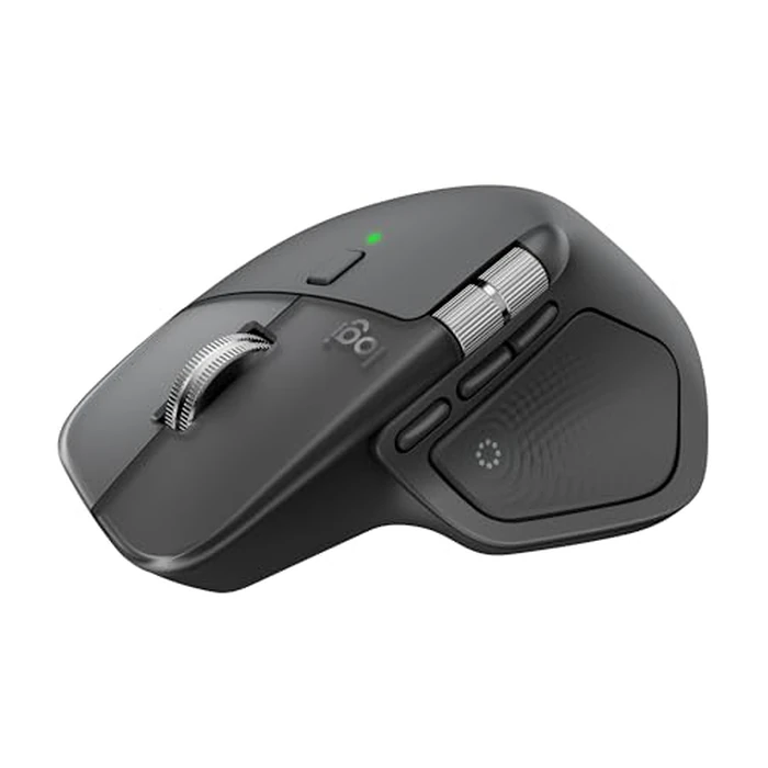 Logitech MX Master 4, Ergonomic Wireless Mouse with Advanced Performance Haptic Feedback, Ultra-Fast Scrolling, USB-C Charging, Bluetooth, Windows, MacOS - Graphite by Logitech - Image 1