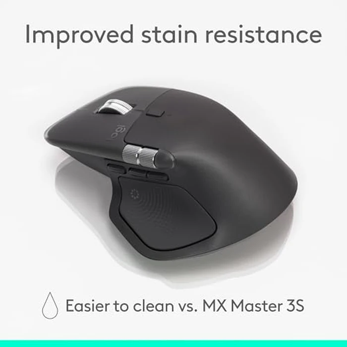 Logitech MX Master 4, Ergonomic Wireless Mouse with Advanced Performance Haptic Feedback, Ultra-Fast Scrolling, USB-C Charging, Bluetooth, Windows, MacOS - Graphite by Logitech - Image 9