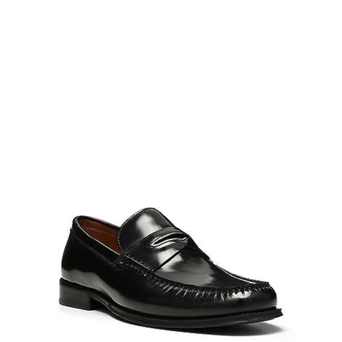 Donald Pliner Men's Miles Loafers, Slip-On Loafer for Men, Classic Flexible Comfortable & Supportive Dress Shoes for Business, Office Work, Formal Events Black by Donald J Pliner - Image 2