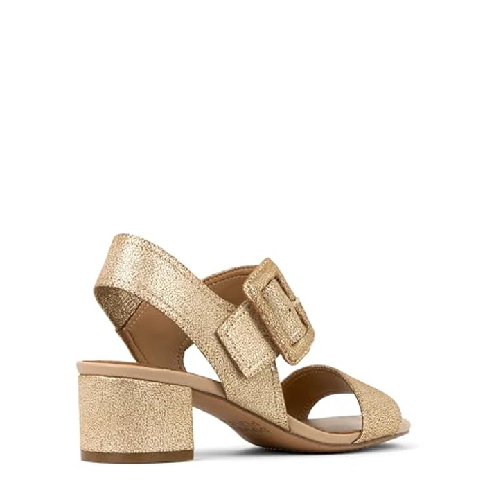 Donald Pliner Womens NEVE Soft Metallic Brush Off, Pale Gold 8.5 by Donald J Pliner - Image 7