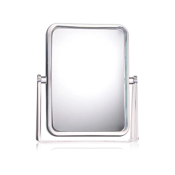 Danielle D209 Ultra Vue Clear Acrylic Collection Rectangular Easel Style Vanity Mirror, 7x, Clear by DC DANIELLE - Used - Good condition - CA$22.63