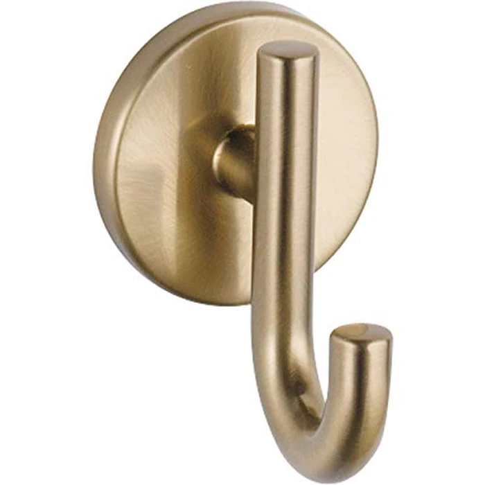 Delta Trinsic (1-Pack) Towel Hooks Champagne Bronze Single Bathroom Hooks Wall Mounted for Robes & Towels Hand Towel Hook Holder Kitchen, Bathroom Accessories by DELTA - Image 1