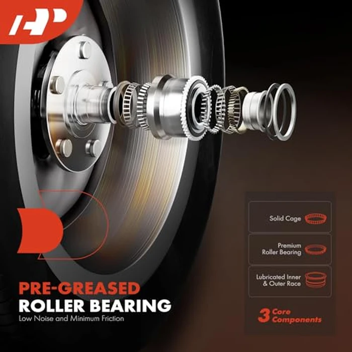 A-Premium Front Wheel Bearing and Hub Assembly with 5-Lug Compatible with Ford Explorer 2006-2010, Explorer Sport Trac 2007-2010 & Mercury Mountaineer 2006-2010 by A-premium - Image 3