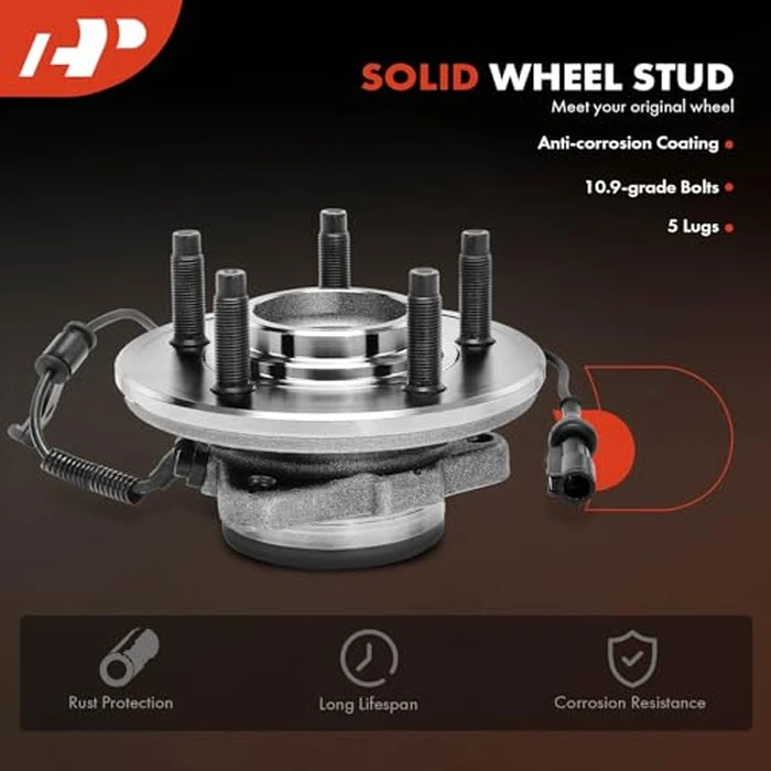 A-Premium Front Wheel Bearing and Hub Assembly with 5-Lug Compatible with Ford Explorer 2006-2010, Explorer Sport Trac 2007-2010 & Mercury Mountaineer 2006-2010 by A-premium - Image 7