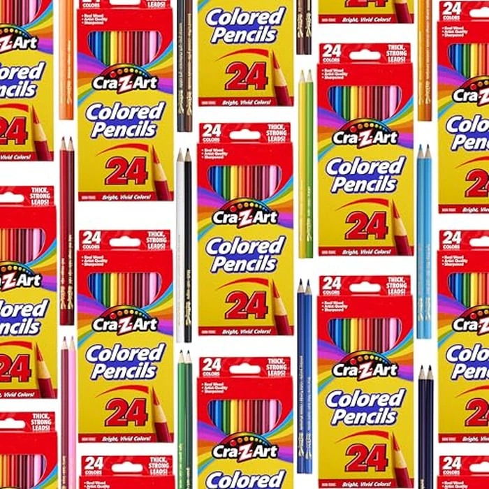 Cra-Z-Art Colored Pencils Bulk Pack, 10 Boxes of 24 ct Pre-Sharpened Pencils, Non-Toxic, Classroom School Art Supplies by Cra-Z-Art - Image 2