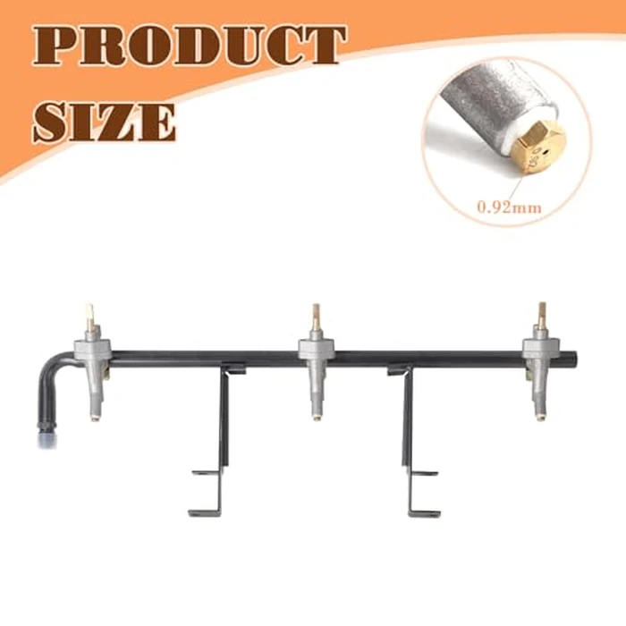 Manifold Valve Assembly Replacement Parts 67033 for Weber Spirit 310/315 Series, Gas Grill Burner Control Valve for Weber Spirit E-310 E-315 S-315 E-310, Replace for Weber 69774 Parts - Propane(LP) by MOASKER - Image 2