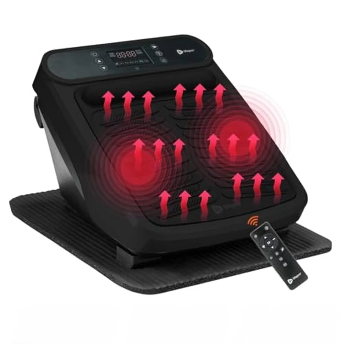 LifePro Foot Massager With Heat Function - Adjustable Speed with Remote - Portable Home Fitness Equipment by LifePro - Image 1