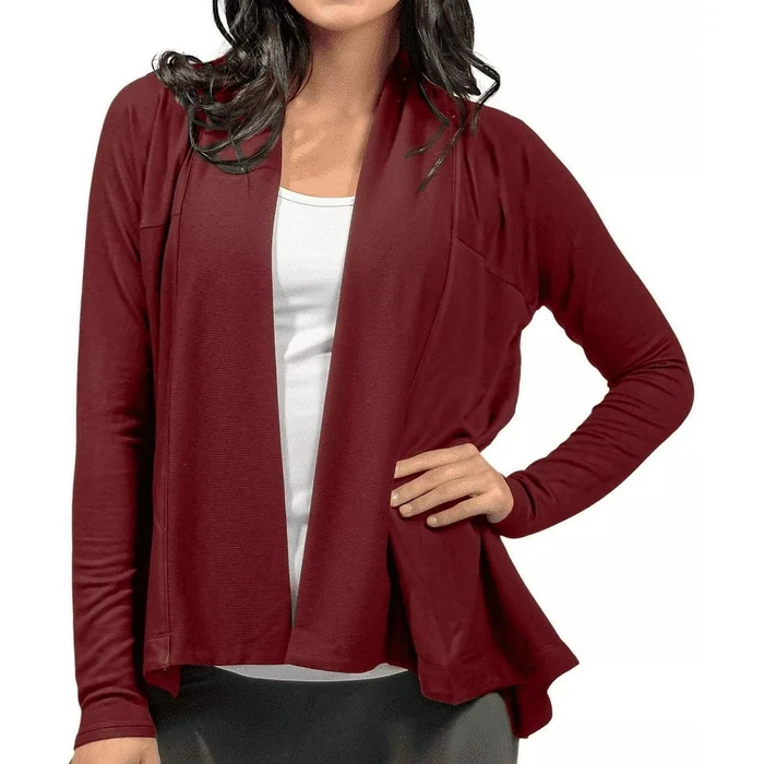 Active Life Women's Cardigan (S) - Dark Garnet by Active Life - Image 1