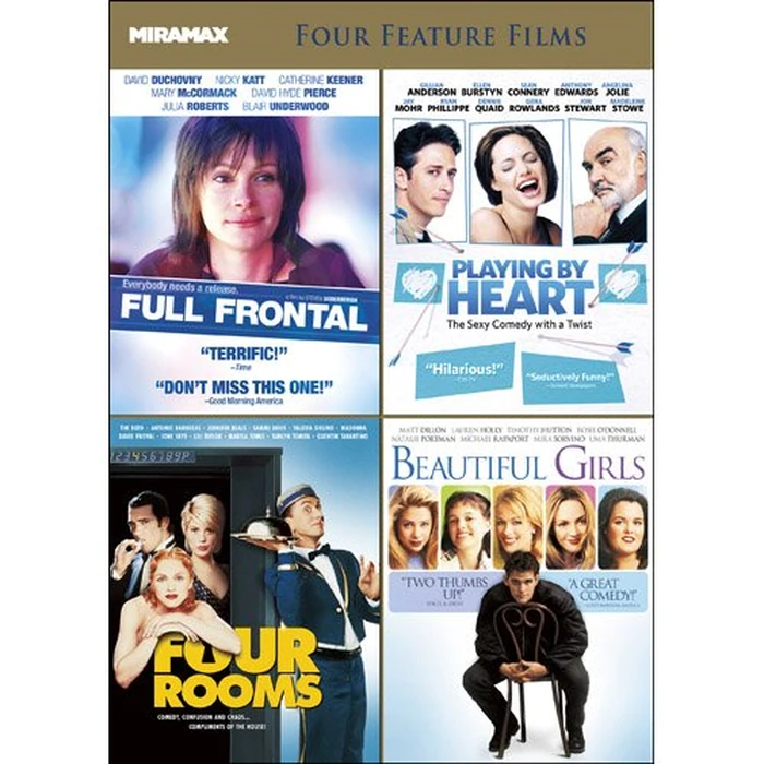 Miramax Critics' Choice V.6: Full Frontal / Four Rooms / Beautiful Girls / Playing by Heart by Echo Bridge Home Entertainment - Used - Acceptable condition - US$7.46