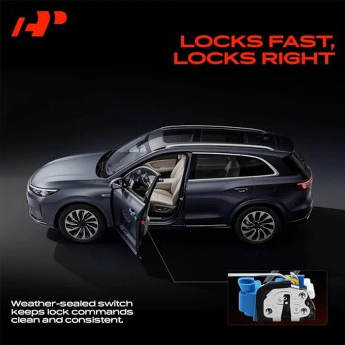 A-Premium Front Right Passenger Side Door Lock Latch Actuator Compatible with 2012 2013 2014 2015 2016 2017 Kia Rio for 6 Pins with Key Hole, Replace# 813211W040, 813211W020 by A-premium - Image 3